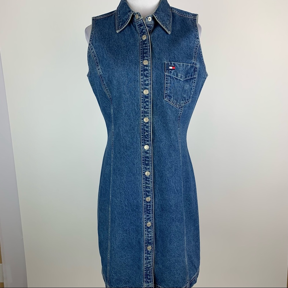 Denim Sleeveless Dress
